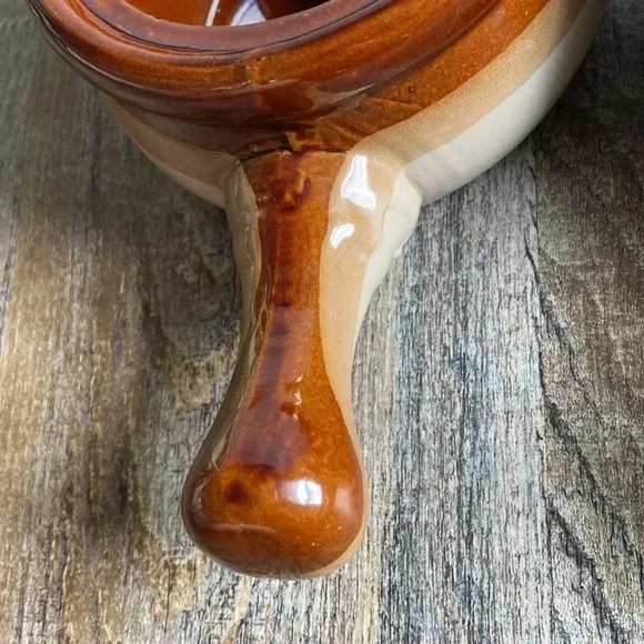 Set of French Onion Soup  Bowls w Lids - Picture 6 of 7